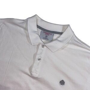 Springfield Original Slim Polo Shirt Mens XXL White Short Sleeve Casual Top